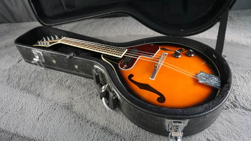 Aria AM-20E Japan Mandolin w/ Hard Case | Reverb