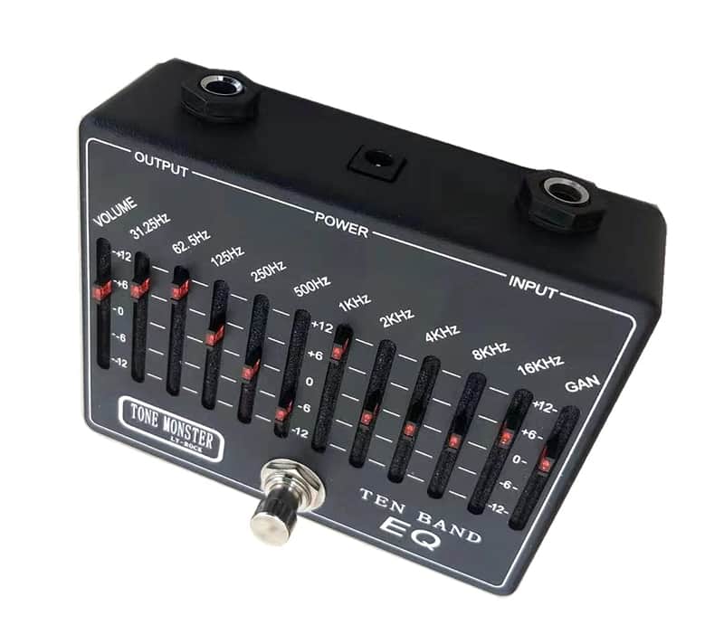 ly rock Ten Band EQ Equalizer Pedal True Bypass,price include the