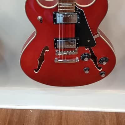 Falown Semi-Hollow Electric Guitar - Red image 3