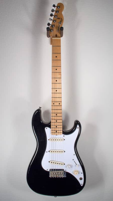1985 Squier Bullet Strat (Made in Japan, Black) image 1