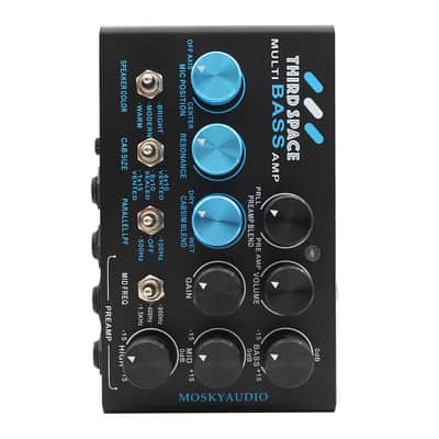 Mosky Bright Flame DI Box Effect Pedal Pre-amp Simulator Power Amp