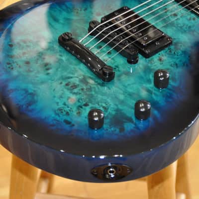 SCHECTER Solo-II Standard OBB Ocean Blue Burst Burl / Les Paul type / Solo-II / ST25060239 imagen 4