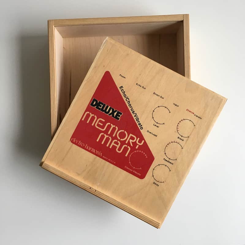 Electro-Harmonix Deluxe Memory Man Wood Box Only | Reverb