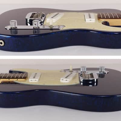 1995 G&L ASAT Bowling Ball Blue Marble Swirl RARE! with Original Hardshell Case image 4
