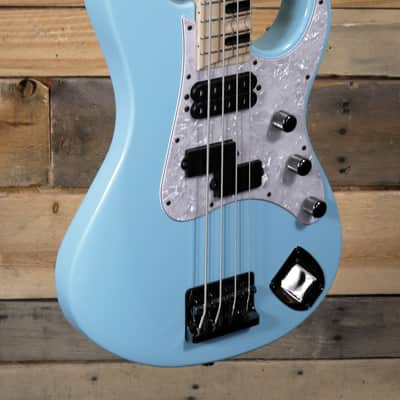 Yamaha  Billy Sheehan Signature Attitude Limited 3 4-String Bass Sonic Blue w/ Case image 1