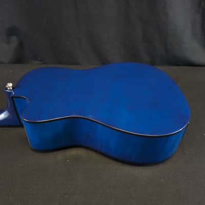 New Lanikai Acoustic Electric Baritone Ukulele QM-BLCEB w/Case image 5