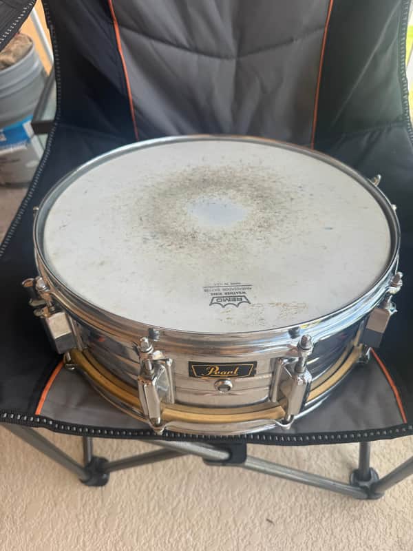 Pearl Steel Snare Drum - 5.5 x 14, MIJ image 1