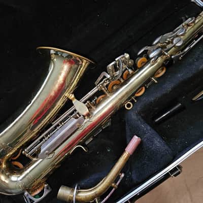 Selmer Bundy-II Alto Saxophone Brass, USA, Good Condition, w/ case/neck/MP image 4