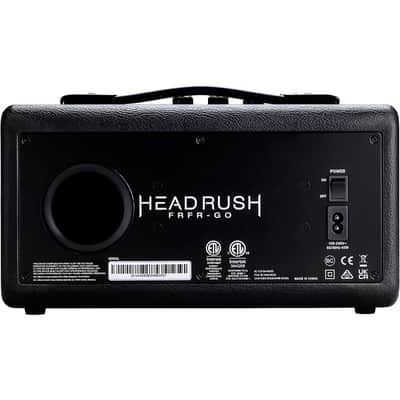 HeadRush FRFR-GO 2x3 30W Powered Speaker Cabinet With Rechargeable Battery and Bluetooth Regular Black image 3