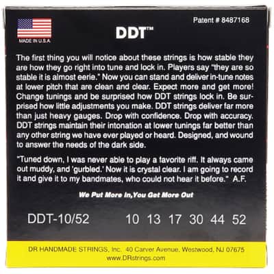 DDT Big Heavy 10-52 DR Strings image 3