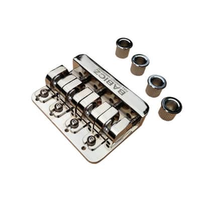 Babicz FCH 4-String Bass Bridge String Thru FCH4AMCHP Chrome image 3