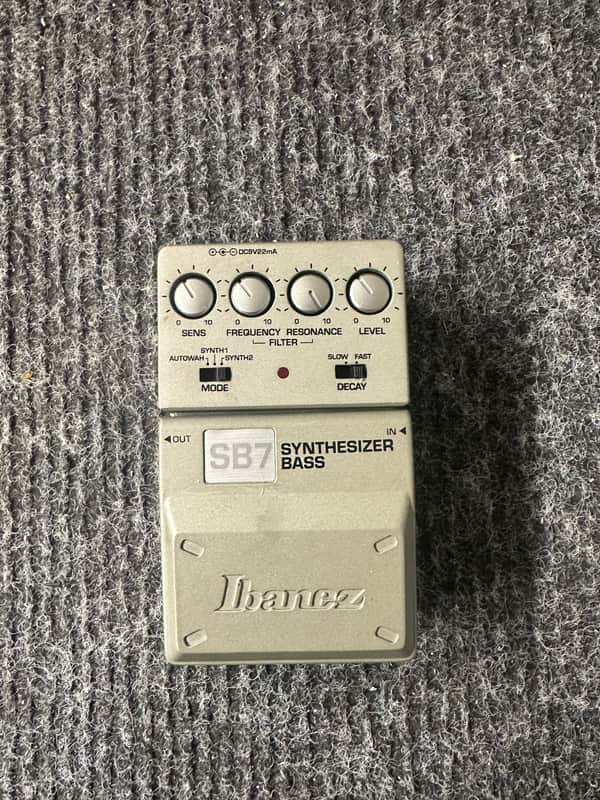 Ibanez SB7 Synthesizer Bass 1990s - Silver image 1