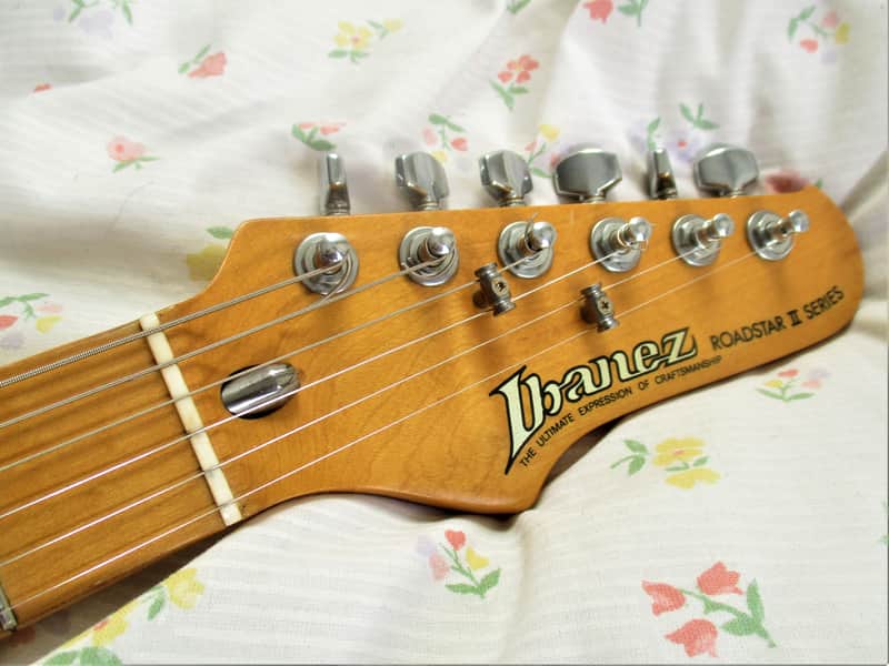 アンプ付 Ibanez roadstarⅡ 1983年製 アイバニーズ ギター Ibanez Roadstar II 1983 vintage strat guitar JAPAN solid Ash