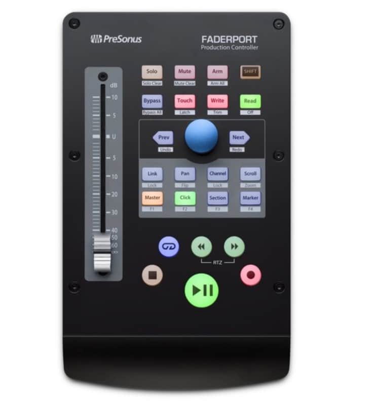 PreSonus FaderPort V2 USB DAW Transport Controller with Motorized Fader 2018 - Present - Black image 1