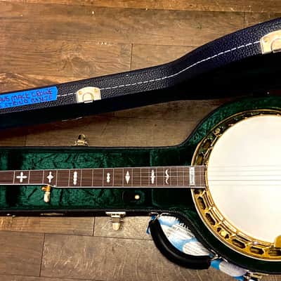Tim Davis Banjos Mack Crowe Gold Engraved Bluegrass Banjo 2020 Mahogany image 3