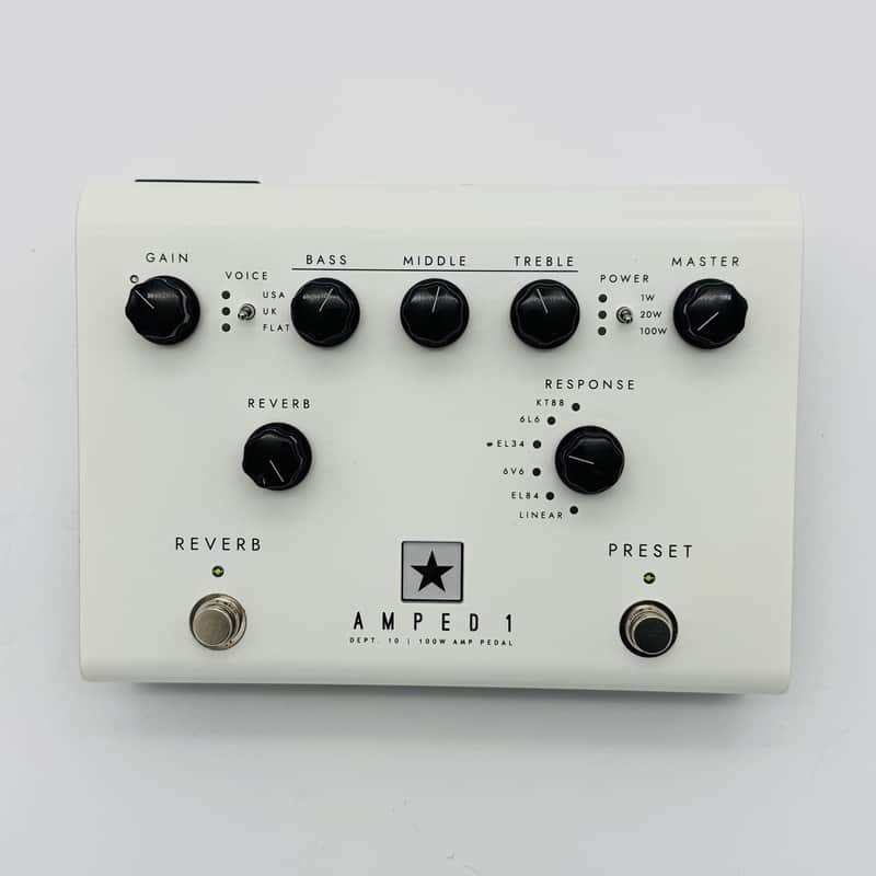 Blackstar AMPED 1 Dept. 10 100-Watt Guitar Amp Pedal 2022 - Present - White image 1