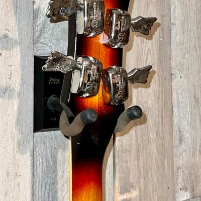 Rare  Mosrite V II Bass Mark Series,  Sunburst W/Matching Headstock, OHSC, Very Cool image 13