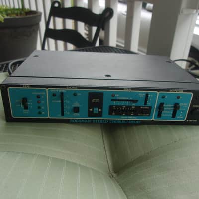 Excellent Vintage 80's Rockman Stereo Chorus Delay 1/2 Rack Mt. Processor image 1