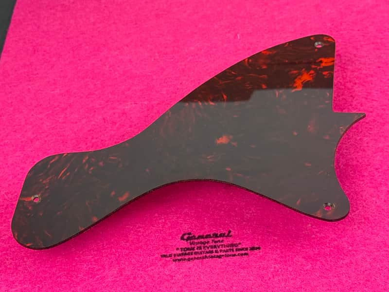 General Vintage Tone 1954 / 1961 True Vintage For Les Paul ®️ Junior ®️ Nitrate Celluloid brown pickguard NOS Single Cut image 1