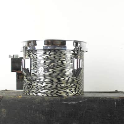 1970s Rogers 6" and 8" Black Onyx Concert Toms image 6