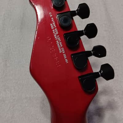 Peavey Inpact 1/no Kahler Tremolo 1985-1987 - Transparent Red image 9