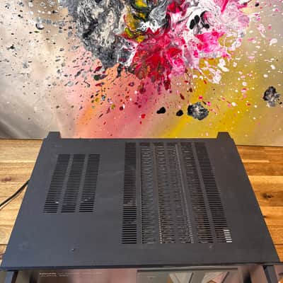 Nikko Dc Power Amplifier Alpha 20 Vintage Black Solid State 480w Warm Sounding image 4