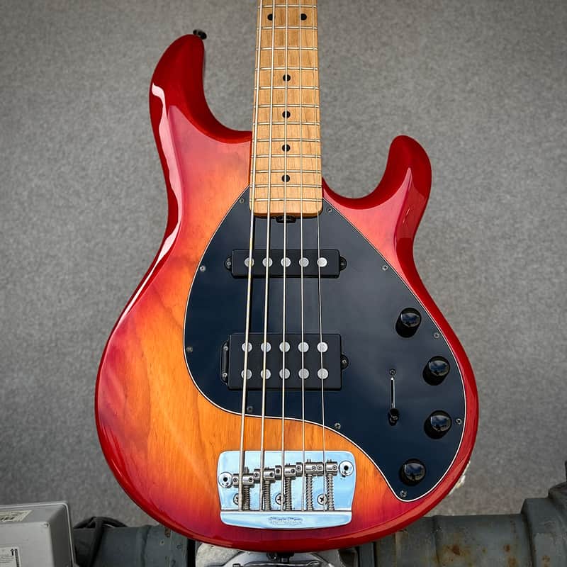 2008 Ernie Ball Music Man StingRay 5 HS Cherry Sunburst w/Case image 1