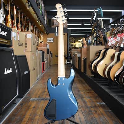 Sadowsky MetroLine 21-Fret Vintage J/J 5-String Bass Dark Lake Placid Blue Metallic w/Morado Fingerboard, Padded Gig Bag image 6