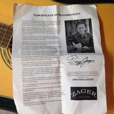 Zager ZAD-50 Mint Acoustic guitar image 3