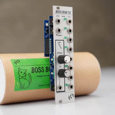 ALM Busy Circuits Boss Bow Tie Eurorack Module w/ Tube & Patch Cables #58589 image 8