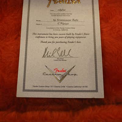 Fender Stratocaster Custom Shop 1969 Relic 2000 - Olympic White image 8