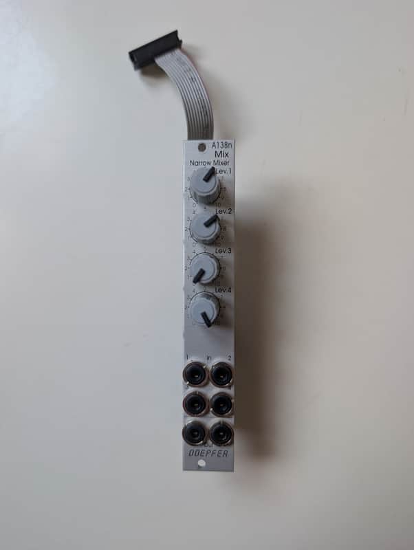 Doepfer A-138n Narrow Mixer 2010s - Silver image 1