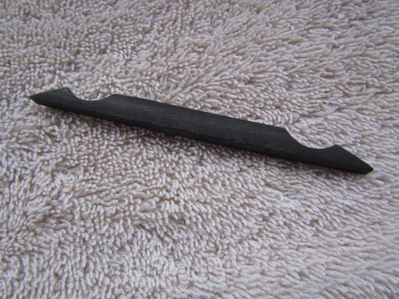 Vintage Ebony Bridge Maccaferri Style Bridge Excellent Used Condition READ ENTIRE DESCRIPTION image 1