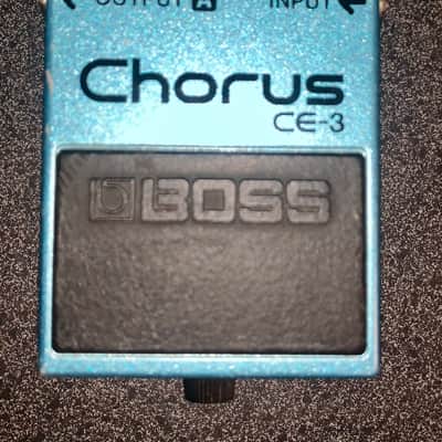 Vintage 1980’s Boss CE-3 Chorus (Black Label)electric guitar effects pedal made in japan image 1