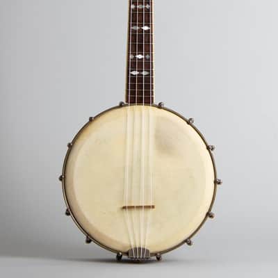 Gibson  UB-2 Banjo Ukulele,  c. 1932, original black chipboard case. image 1