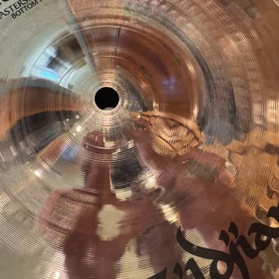 Zildjian 14" A Custom Mastersound Hi-Hat Cymbals (Pair) 1999 - Present - Brilliant image 10