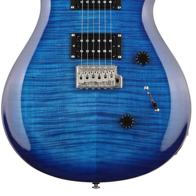 PRS SE Custom 24 Electric Guitar - Faded Blue Burst image 4
