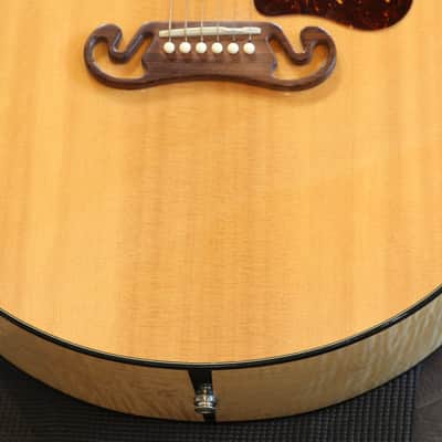 Case Queen! 2001 Gibson J-100 Xtra Jumbo Acoustic Guitar Antique Natural + OHSC image 5