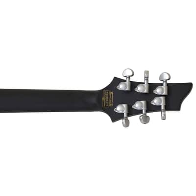Schecter Damien Platinum-6 FR S LH guitar in Satin Black B-Stock 0373 image 7