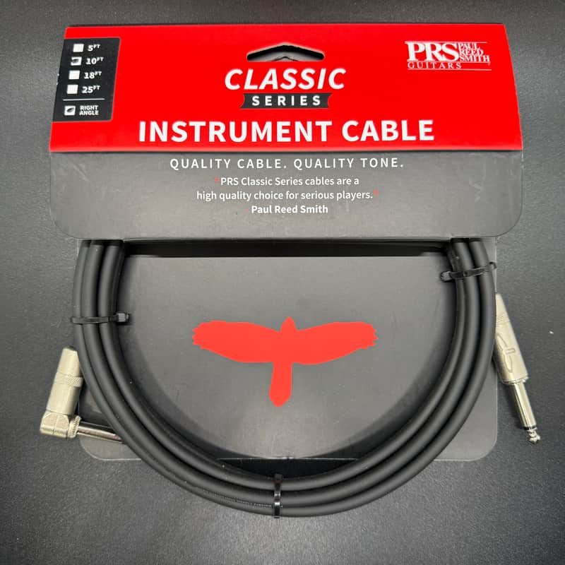 PRS Classic Series 10ft Instrument Cable Str/Ang image 1