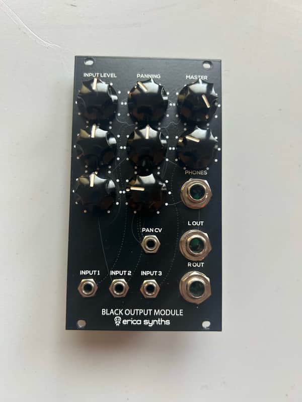 Erica Synths Black Output V1 2014 - 2020 - Black image 1