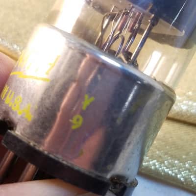 Raytheon etc. 6V6GT tNOS AT1000 TESTED Vacuum Tube greyglass metal base Beam Power 6V6 1940-1946 image 9
