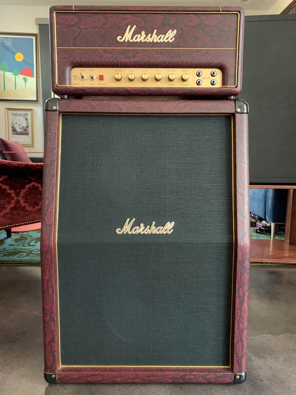 Marshall SV20H + SV212 Studio Vintage Bundle Limited Edition Red Snakeskin image 1