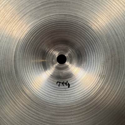 Rare 14" Zilco Flange Hi-Hat Cymbal Pair 638g/744g Azco Canada *Video Demo* image 15