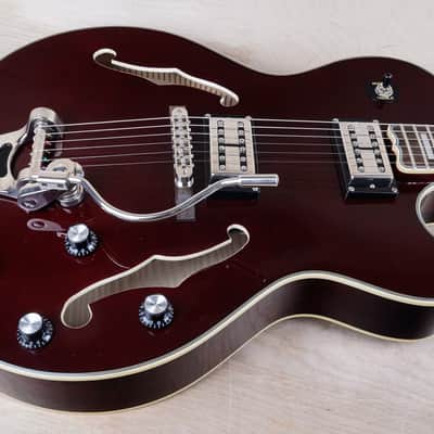 Epiphone Swingster Hollow Body 2011 Wine Red Bigsby w/ Hard Case image 7