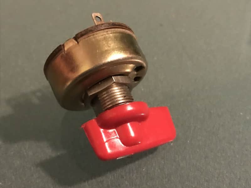 Carling Fender Mesa Boogie NOS Voltage Selector Switch 6 Position Single Pole red knob 70's-80's image 1