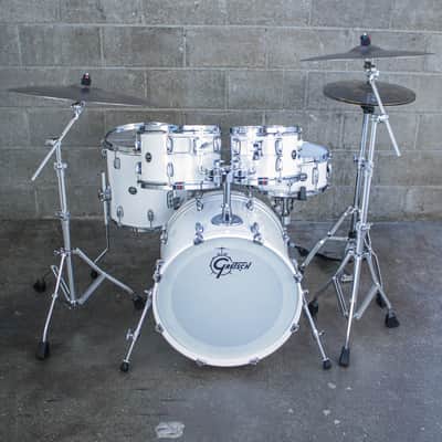 Gretsch Renown Piano White 5-Piece Kit (20/14/12/10/SD) image 4