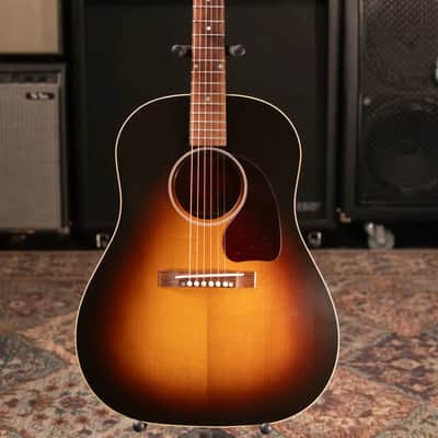 Gibson Custom Shop 1942 Banner J-45 Acoustic Guitar - Vintage Sunburst with Hardshell Case - Used image 3