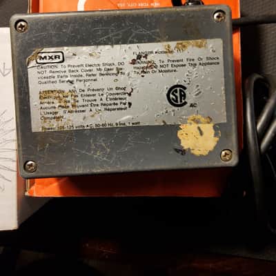 MXR MX-117 Flanger 1976 - 1984 - Black Block Logo Reticon image 2