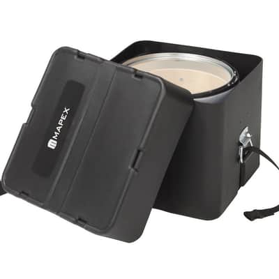 Mapex 14 In. Snare Drum Case Black Molded Plastic Case With Mapex Logo (MPC217) image 3